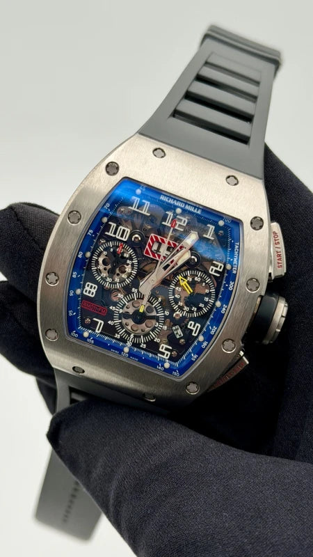 Richard Mille RM 011 Flyback Chronograph Felipe Massa 18K White Gold Men's Watch