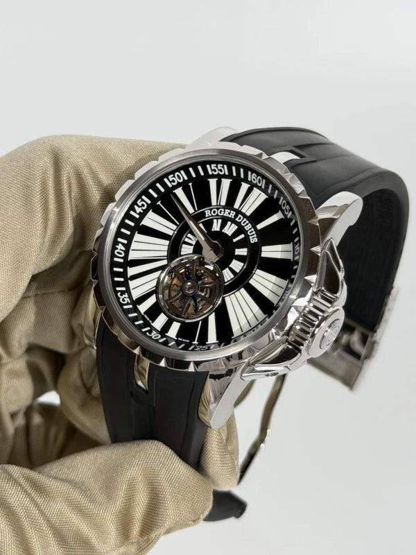 Roger Dubuis Excalibur Flying Tourbillon Stainless Steel Men's Watch