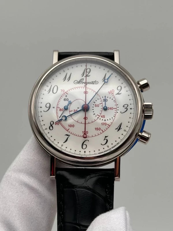 Breguet Classique 5247 Chronograph 18K White Gold Men's Watch