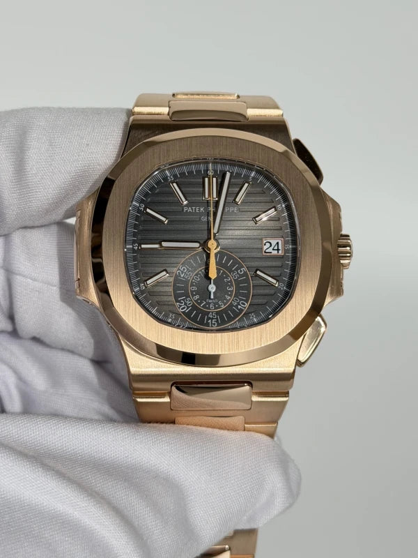 Patek Philippe Nautilus 18K Rose Gold Men's Watch