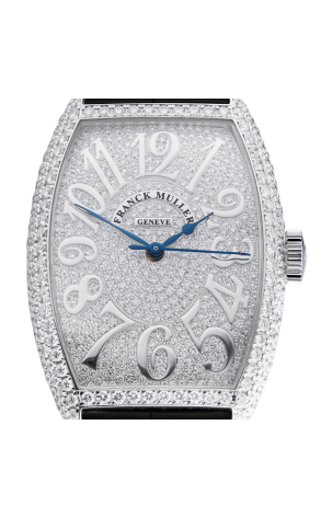 Franck Muller Curvex 18K White Gold & Diamonds Unisex Watch