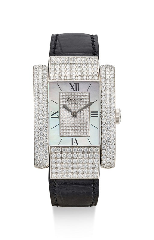 Chopard La Strada 18K White Gold & Diamonds Ladies Watch