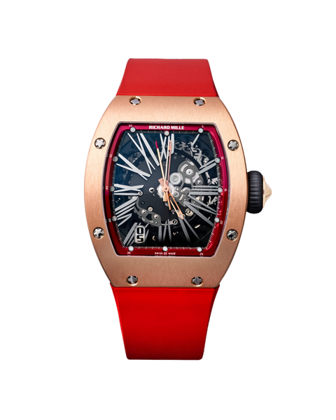 Richard Mille 18K Rose Gold Men's Watch Worldofluxuryus