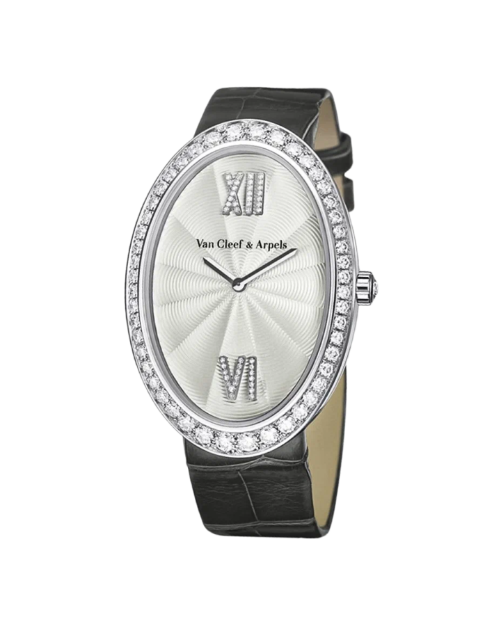 Van Cleef & Arpels Timeless XL 18K White Gold & Diamonds Lady's Watch
