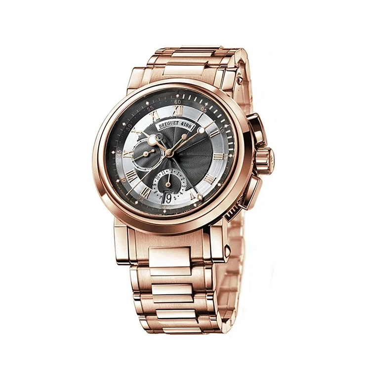 Breguet Marine Chronograph 18K Rose Gold Men's Watch