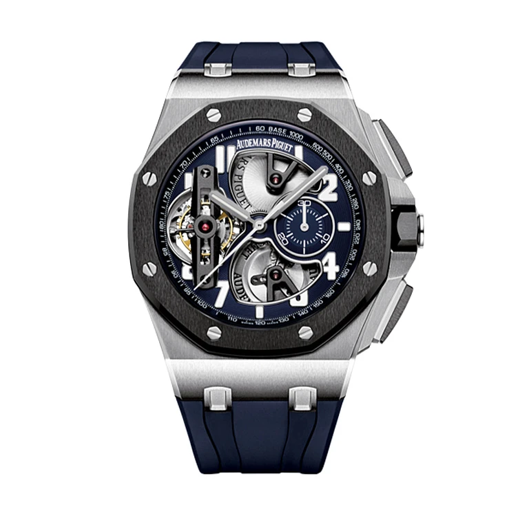 Audemars Piguet Royal Oak Offshore 10 Days Tourbillon Chronograph Platinum & Ceramic Men's Watch