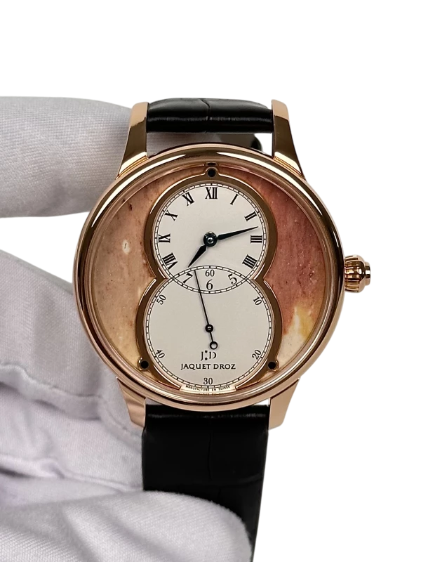 Jaquet Droz GRANDE SECONDE SW 18K Rose Gold Men's Watch.