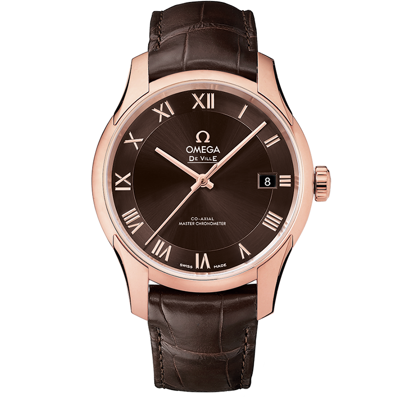 Omega De Vile Hour Vision Co-Axial Master 18K Sedna™Gold Men's Watch