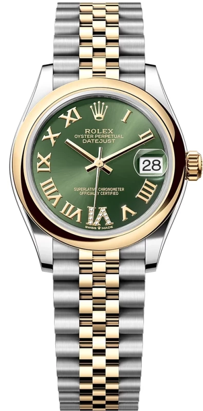 Rolex Datejust Stainless Steel & 18K Yellow Gold Lady's Watch