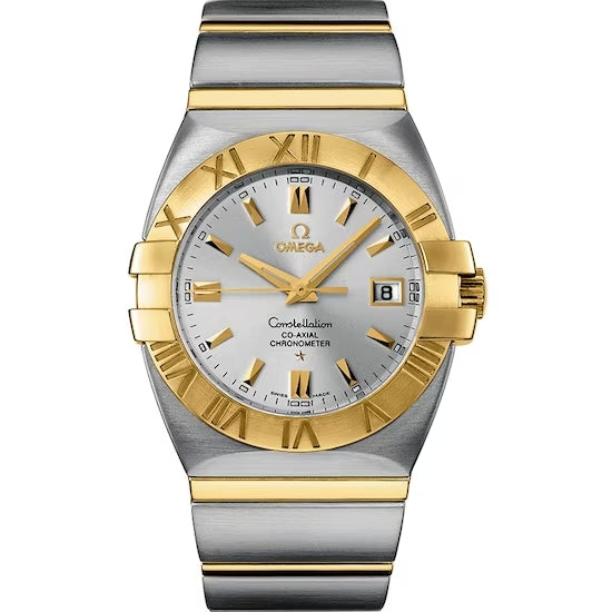 Omega Constellation Double Eagle Chronometer Stainless steel & 18K Yellow Gold Men's Watch
