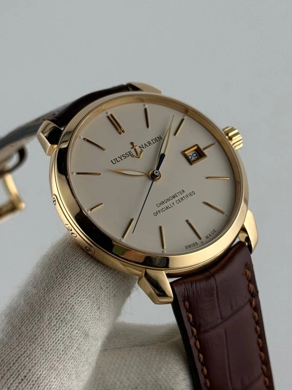 Ulysse Nardin Classico 18k Rose Gold Men's Watch