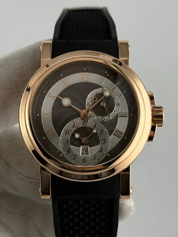 Breguet Marine 5857 GMT 18k Rose Gold Men's Watch
