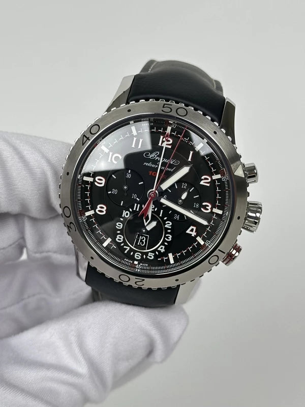 Breguet Type XXI GMT Flyback Chronograph Stainless Steel Men's Watch