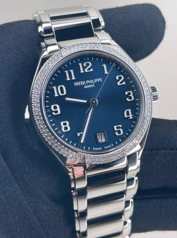Patek Philippe Stainless Steel&Diamonds Lady's Watch
