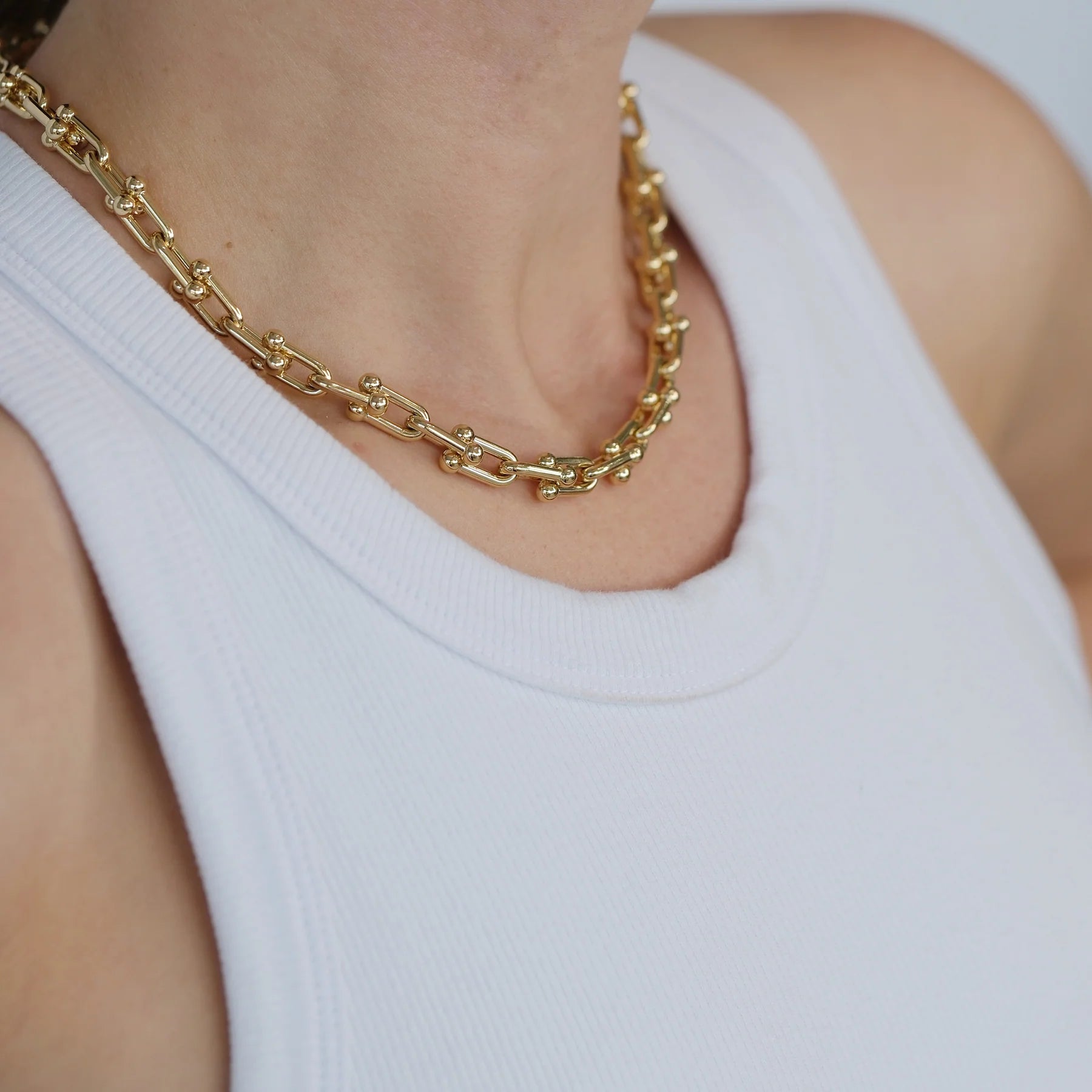 ティファニー Tiffany & Co. HardWear Yellow Gold Lady's Necklace | Worldofluxuryus