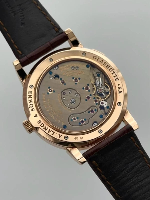 A. Lange & Sohne Grand Lange 1 18K Rose Gold Men's Watch