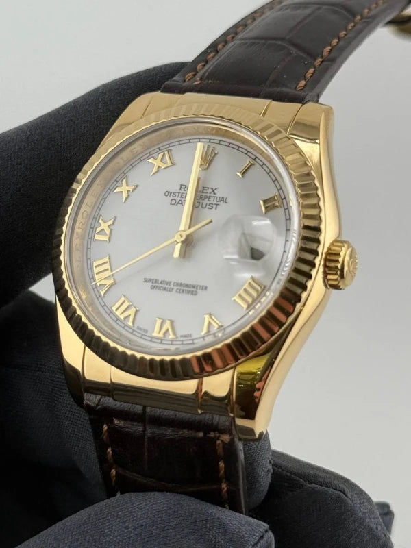 Rolex Datejust 36 Yellow Gold Men's Watch 116138