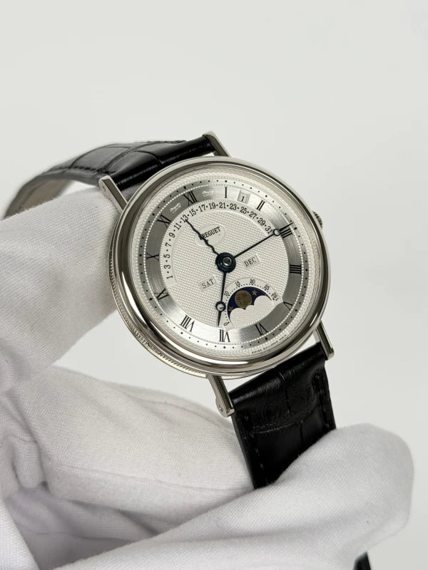 Breguet Classique Perpetual Calendar 18K White Gold Men's Watch