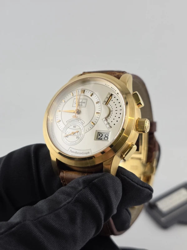 Glashutte Original PanoRetroGraph 18K Rose Gold Men's Watch