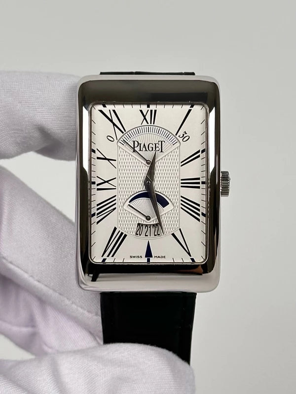 Piaget Retrograde À L'Ancienne 18K White Gold Men's Watch