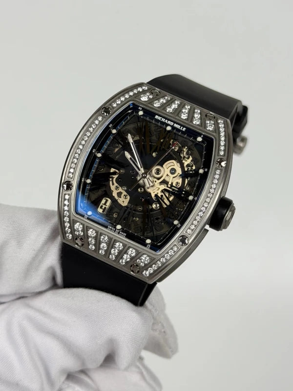 Richard Mille RM 023 Titanium & Diamonds Men's Watch
