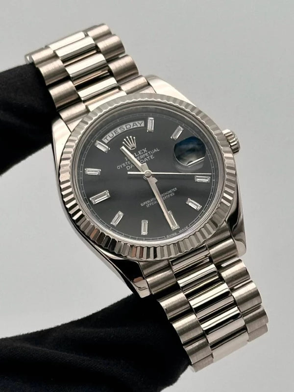 Rolex Day-Date 18K White Gold Men's Watch