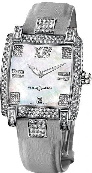 Ulysse Nardin Caprice Full 18K White Gold & Diamonds Lady's Watch