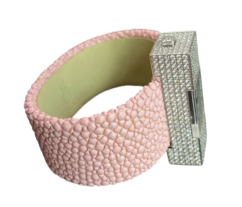 De grisogono Instrumentino 18K White Gold & Diamonds Lady's Watch