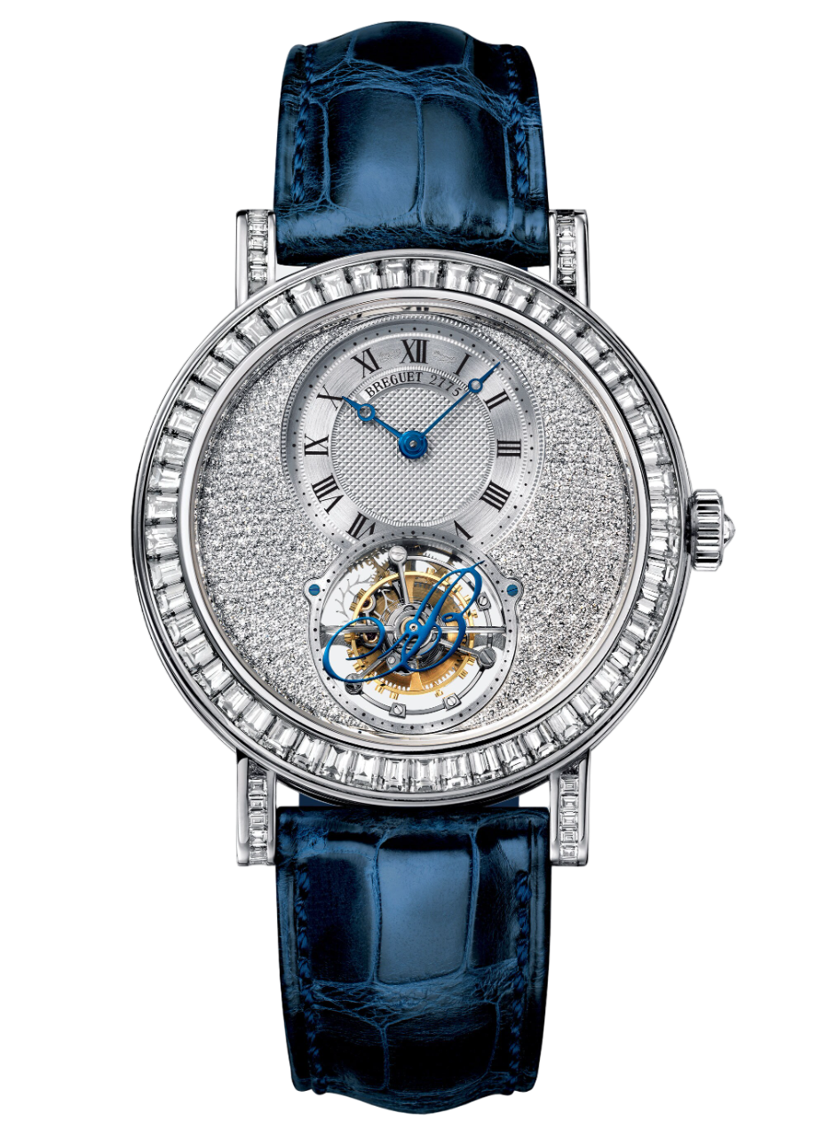Breguet Classique Complications Tourbillon 18K White Gold & Diamonds Unisex Watch