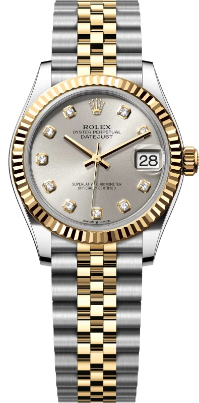 Rolex Datejust Stainless Steel & 18K Yellow Gold Lady's Watch