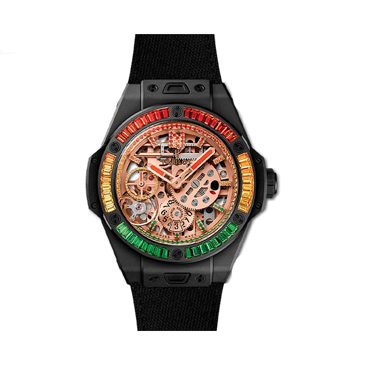 Hublot Big Bang Nicky Jam Ceramic X Setting Black Ceramic & Sapphires Unisex Watch