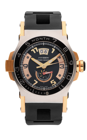Jorg Hysek Abyss Power Reserve Stainless steel & 18K Gold Men's