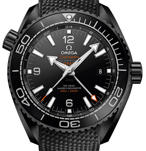 Omega Seamaster Planeta Ocean Chronometer Black Ceramic Men's Watch