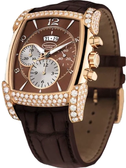 Parmigiani Fleurier Kalpa Chronograph Kalpagraph 18K Rose Gold & Diamonds Men's Watch