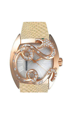 Boucheron Snake MEC Cobra 18K Rose Gold & Diamonds Lady's Watch