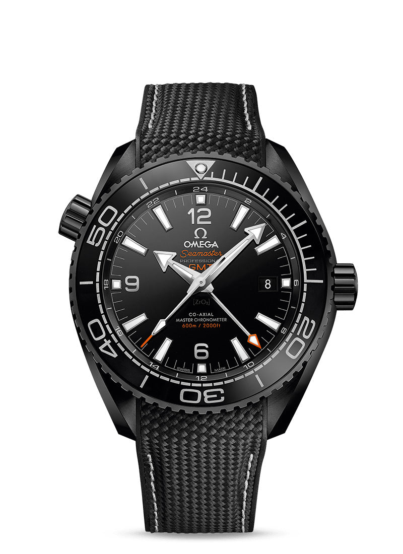 Omega Seamaster Planeta Ocean Chronometer Black Ceramic Men's Watch