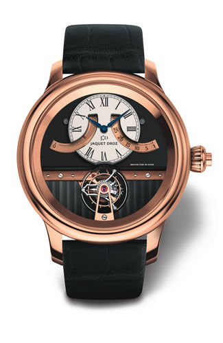 Jaquet Droz Complication Tourbillon Power Reserve 18K Rose Gold Men's Watch