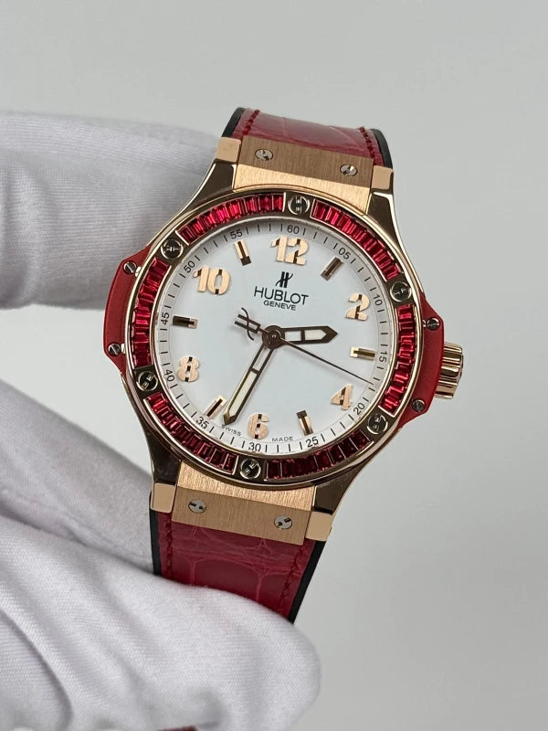 Hublot Big Bang Tutti Frutti 18K Rose Gold & Spinels Lady's Watch