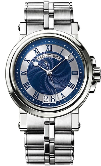 Breguet Marine Big Date Stainless Steel Men's Watch 5817ST/Y2/SV0
