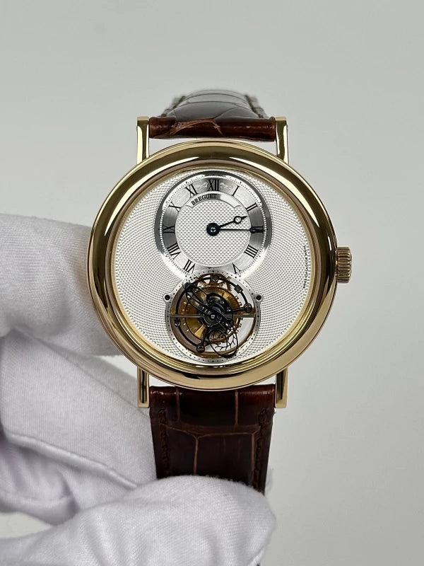 Breguet Tourbillon Classique 18K Yellow Gold Mens Watch