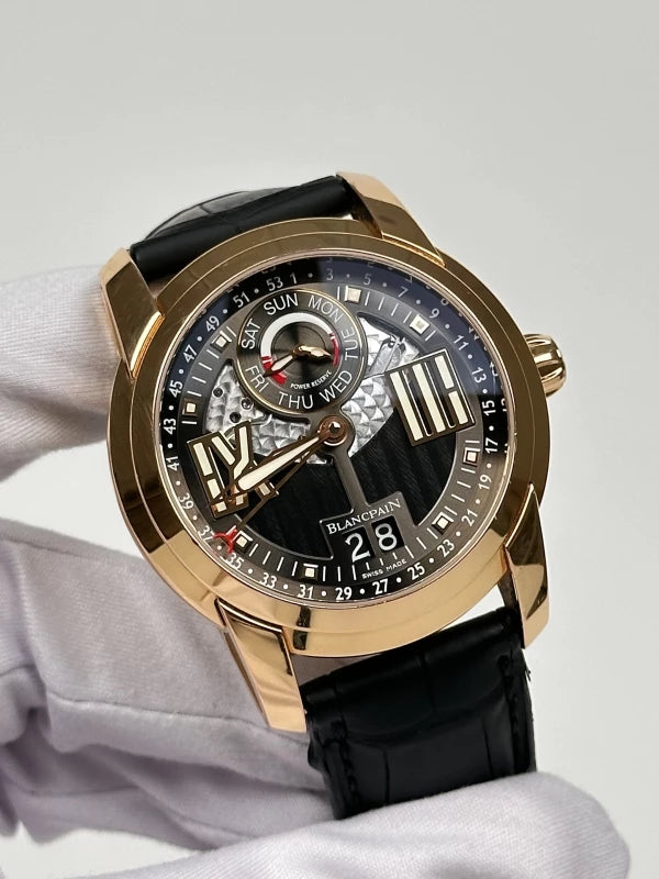 Blancpain L-Evolution Semainier Grande Date 18K Rose Gold Men's Watch