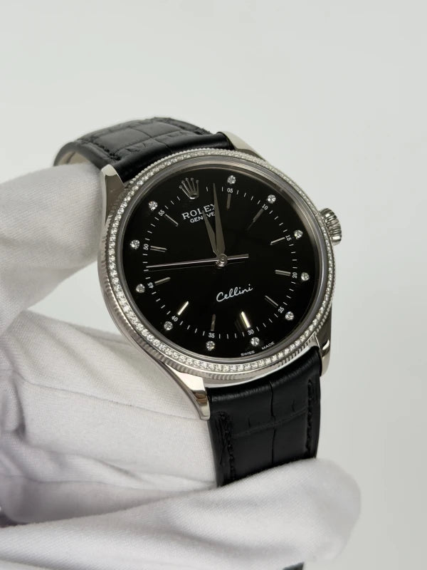 Rolex Cellini 18k White Gold Men's Watch