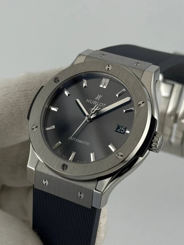 Hublot Classic Fusion 45mm Titanium Racing Grey Automatic Watch
