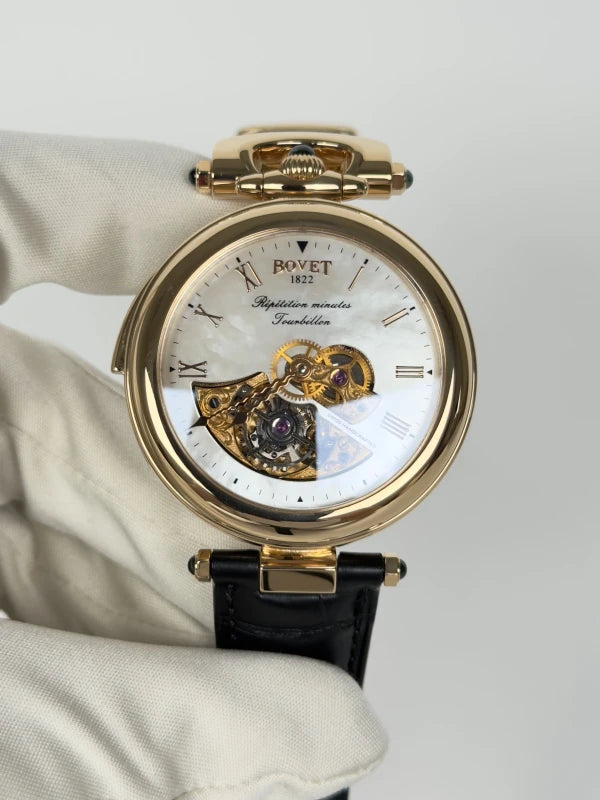 Bovet Fleurier 43 Minute Repeater Tourbillon Skeleton 18k Yellow Gold Men's Watch D840