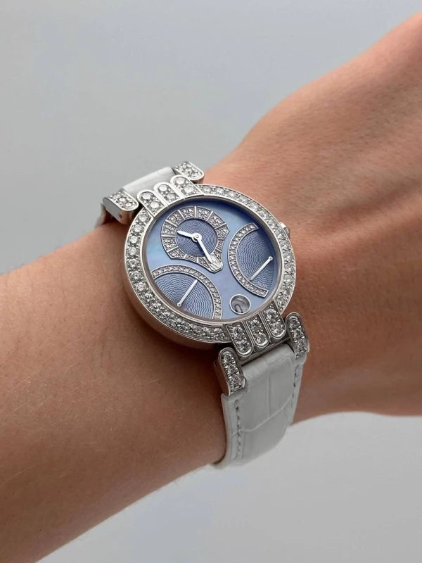 Harry Winston Premier 18K White Gold & Diamonds Ladies Watch