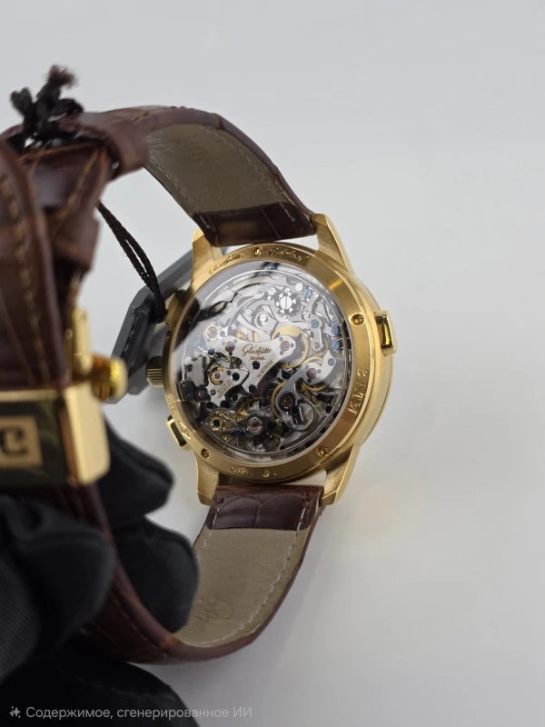 Glashutte Original PanoRetroGraph 18K Rose Gold Men's Watch