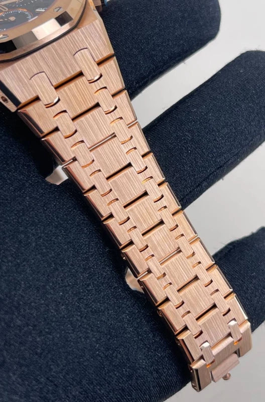 Audemars Piguet Royal Oak Selfwinding Chronograph 18K Rose Gold Men's Watch