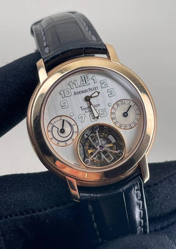 Audemars Piguet Jules Audemars Automatic Tourbillon 18k Rose Gold Men's Watch