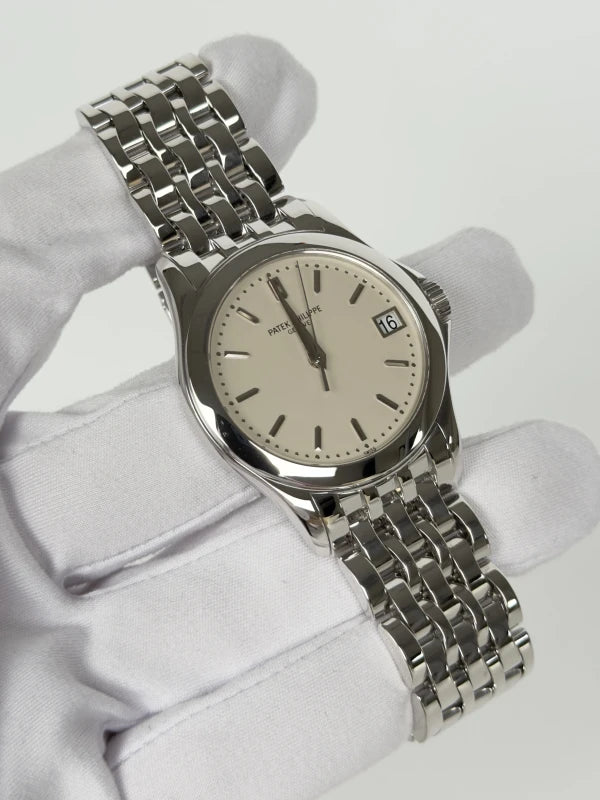Patek Philippe Calatrava Vintage 18k White Gold Men's Watch