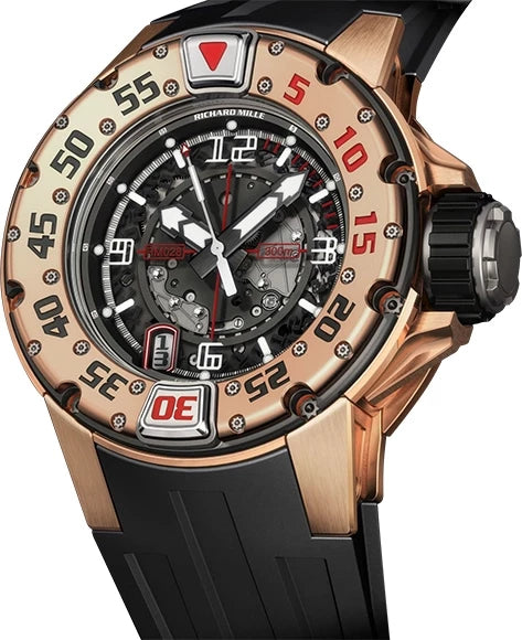 Richard Mille RM 028 Diver Rose Gold Men's Watch